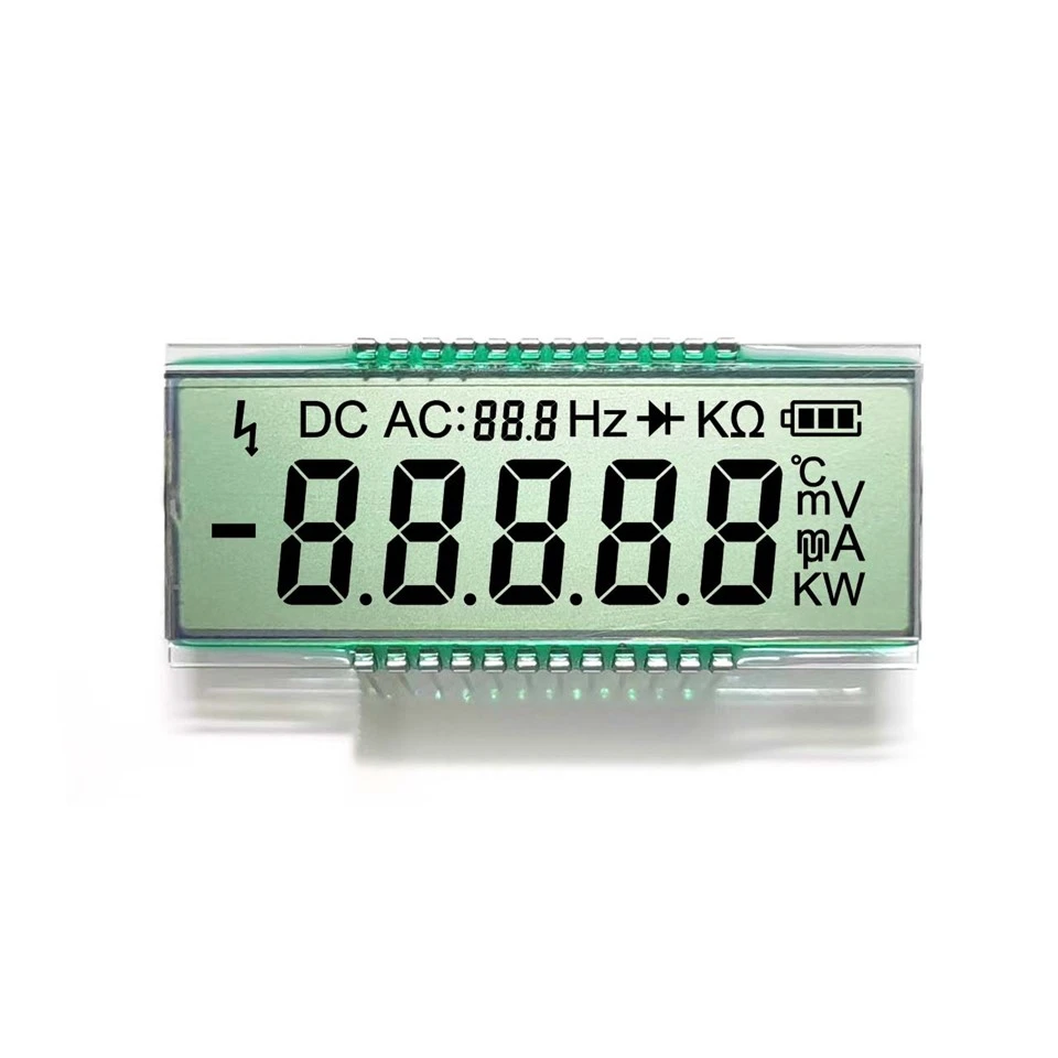 Peegeldav monokromaatiline FSTN LCD